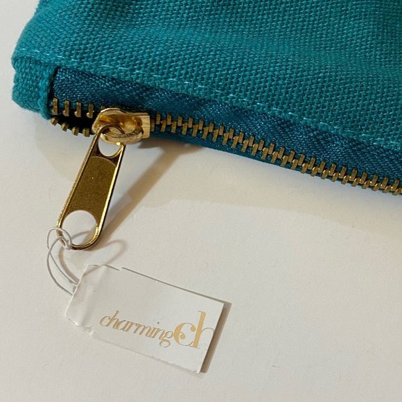 Charming I Need That No Really I Do Teal Makeup Bag Pouch - Picture 6 of 10